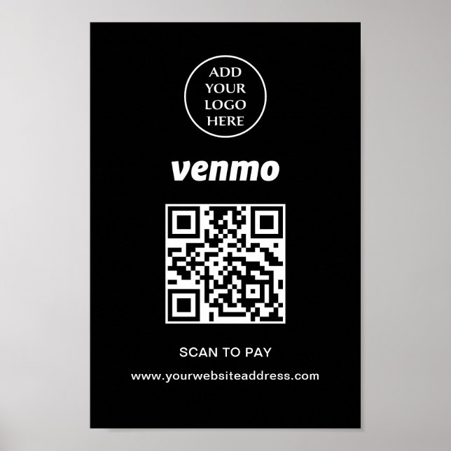 Poster Logo Ici Analyser Pour Payer Entreprise Entreprise (Devant)
