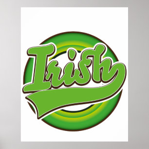 Poster Logo irlandais.
