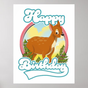 Poster Logo Joyeux Anniversaire