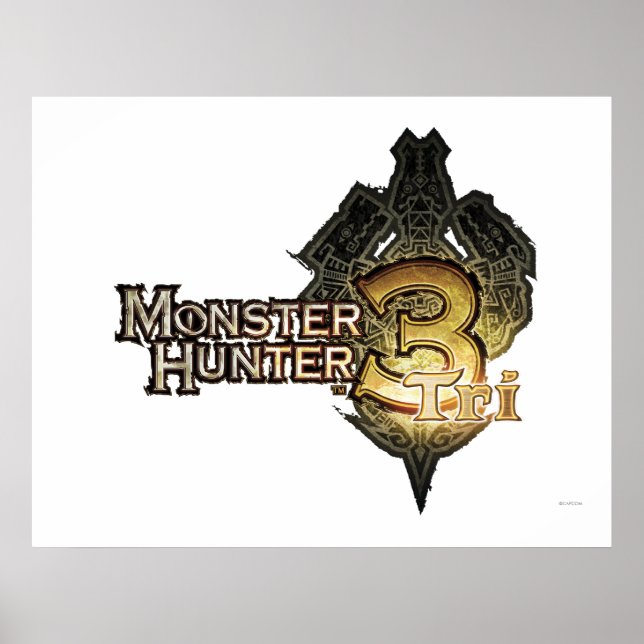 Poster Logo Monster Hunter Tri (Devant)