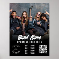 Logo photo sur bande personnalisée QR Gigs Dates d