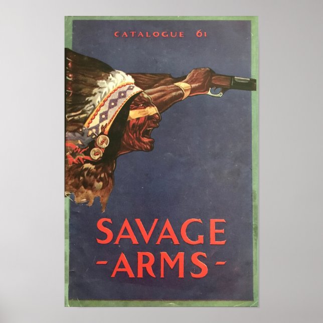 Poster logo sauvage no 61 (Devant)