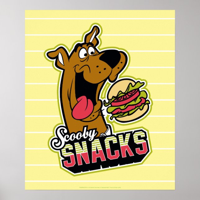 Poster Logo Scooby-Doo "Scooby Snacks" (Devant)