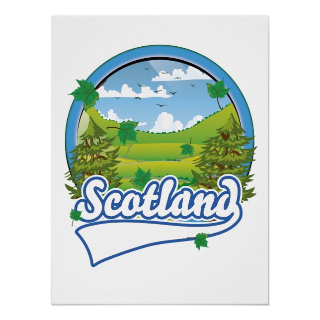 Poster Logo Scotland Travel (Devant)