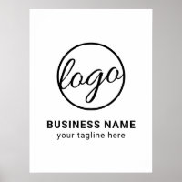 Logo simple d'entreprise de marque personnalisée