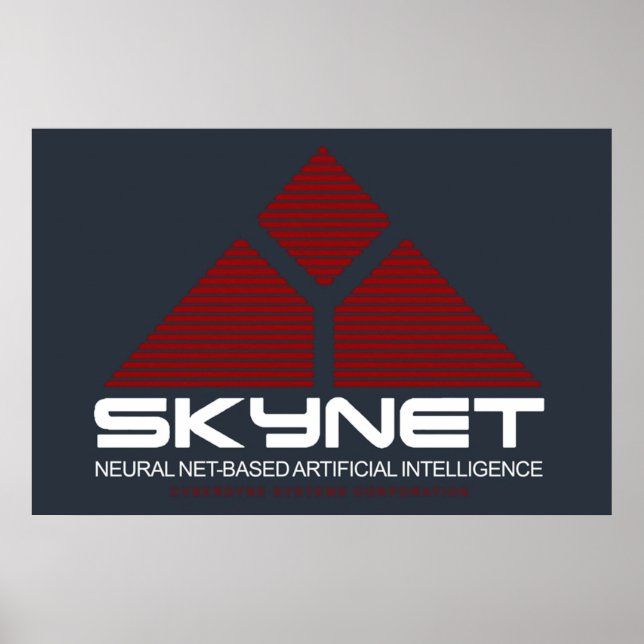 Poster Logo Skynet (Devant)
