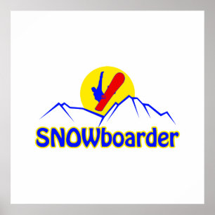 Poster Logo SNOWboarder