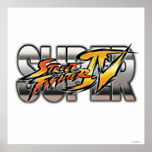 Poster Logo Super Street Fighter IV