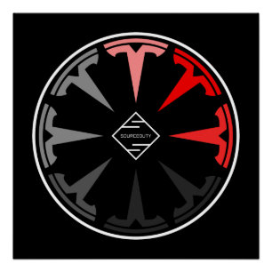 Poster Logo Tesla