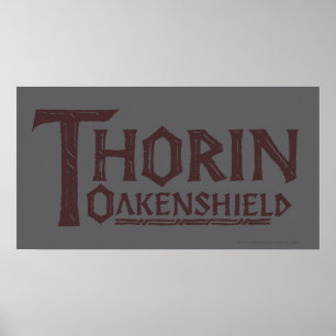 Poster Logo THORIN OAKENSHIELD™ Brown