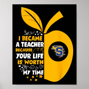 Poster Logo Tors Golden Sulphur Je Suis Devenu Professeur