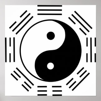 Poster Loi d'attraction Yin Yang