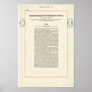 Poster Loi sur les droits de vote