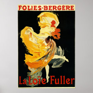 Poster Loie plus plein au théâtre de Folies-Bergere
