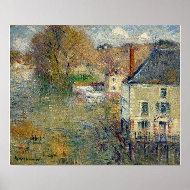 Poster Loiseau - Inondation À Giverny 1934 (Devant)