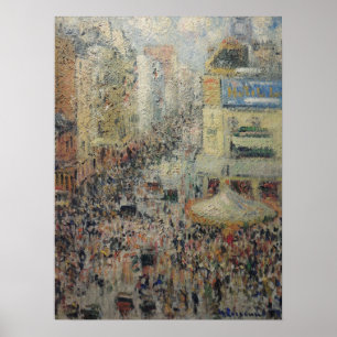 Poster Loiseau - Rue Clignancourt À Paris Le 14 Juillet 1