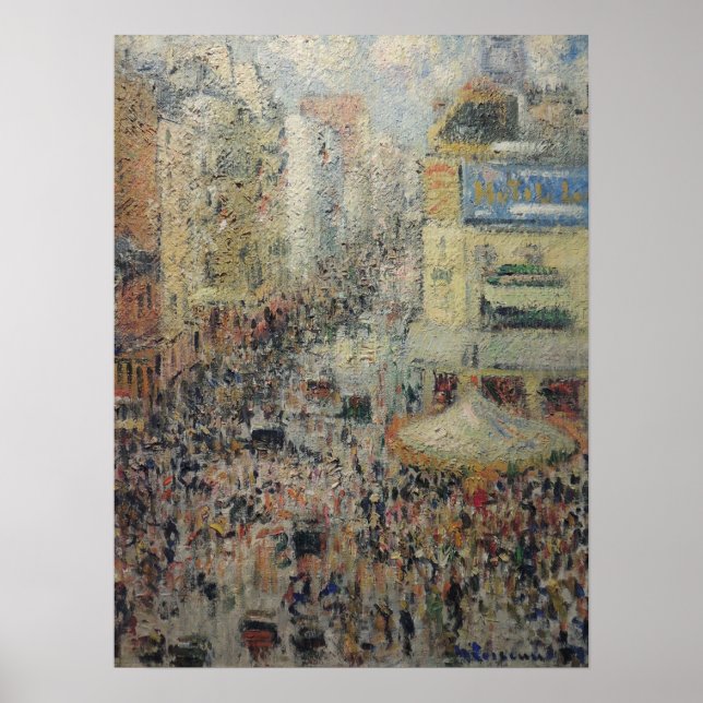 Poster Loiseau - Rue Clignancourt À Paris Le 14 Juillet 1 (Devant)