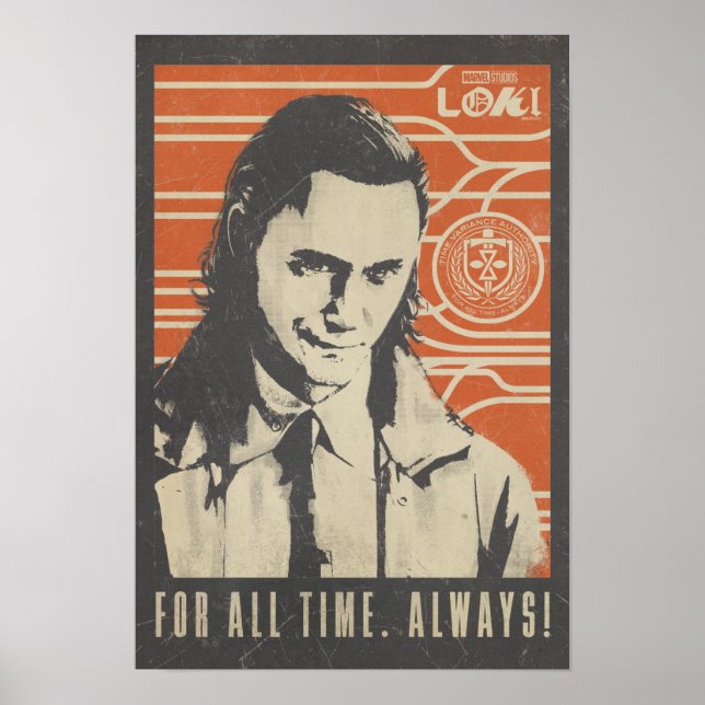 Poster Loki - Pour Tout Le Temps. Toujours ! (Devant)