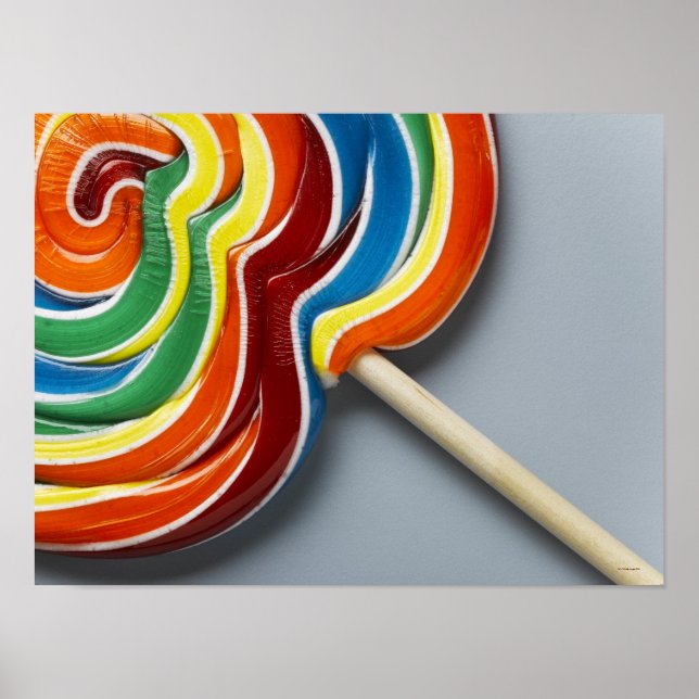 Poster Lollipop multicolore (Devant)