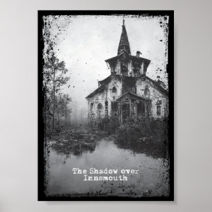 Poster L'ombre sur l'intérieur Lovecraft Cthulhu Mythos