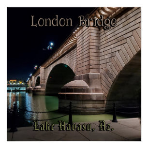 Poster London Bridge Lake Havasu