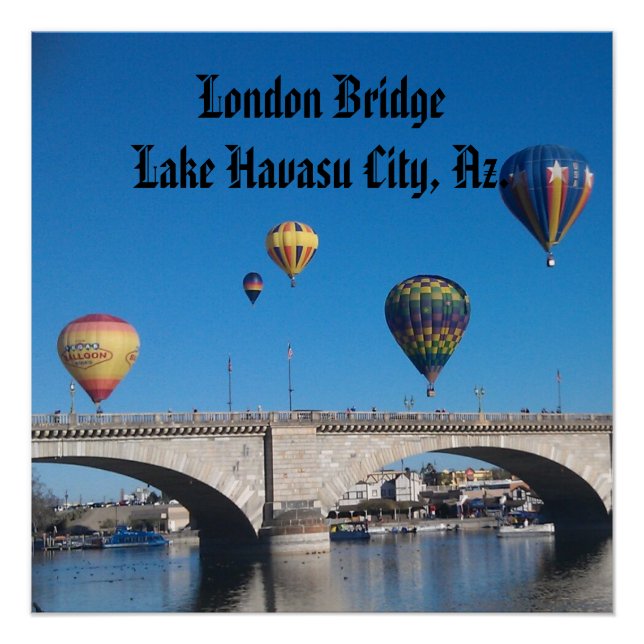Poster London Bridge, Lake Havasu, Az. (Devant)