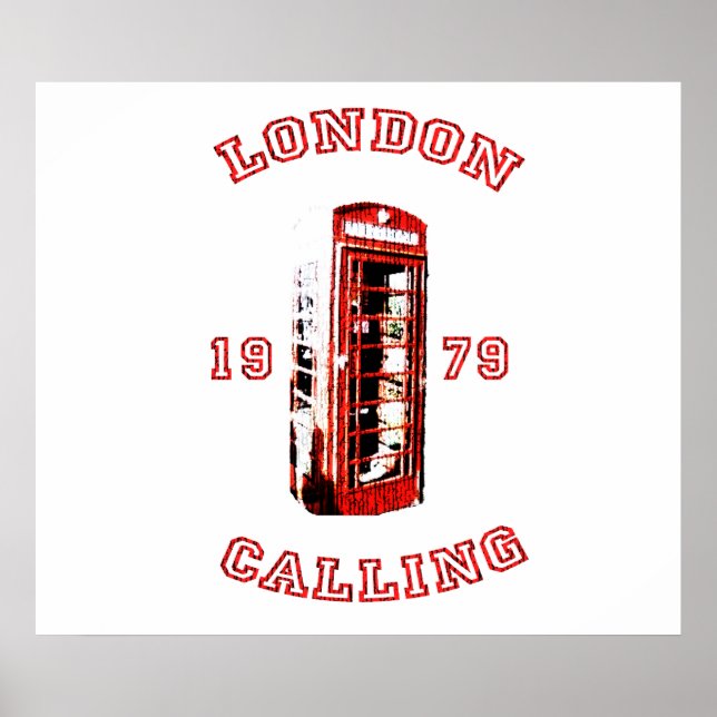 Poster London Calling 1979 (Devant)