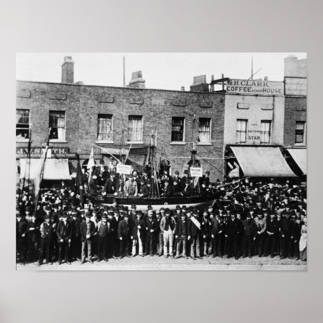 Poster London Dock Strike, 1889 2 (Devant)