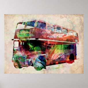 Poster London Red Bus