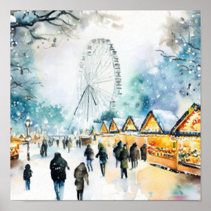 Poster London-Winter Wonderland à Hyde Park (A),
