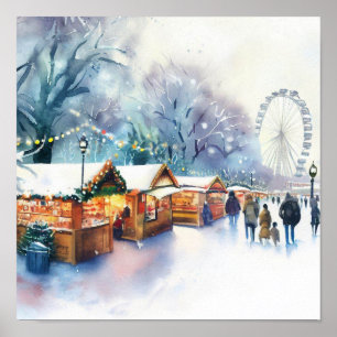 Poster London-Winter Wonderland à Hyde Park (B),