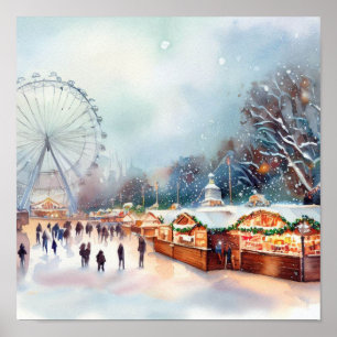 Poster London-Winter Wonderland à Hyde Park (C),