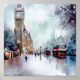 Poster London-Winter Wonderland (C)