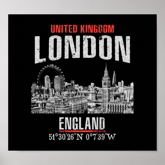Poster Londres (Devant)