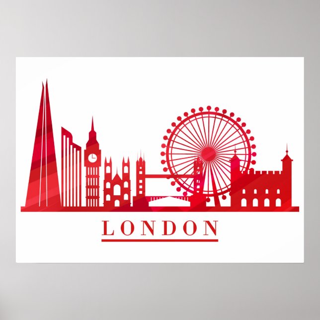 Poster Londres Angleterre (Devant)
