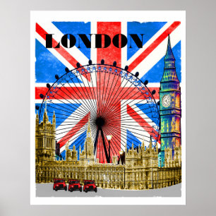 Poster Londres Angleterre Big Ben