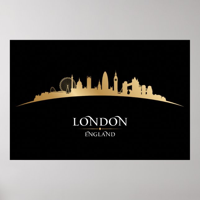 Poster Londres, Angleterre - SRF (Devant)