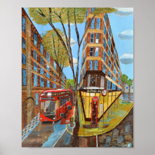 Poster Londres, avenue Rosebery