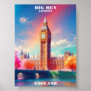 Poster Londres Big Ben Angleterre