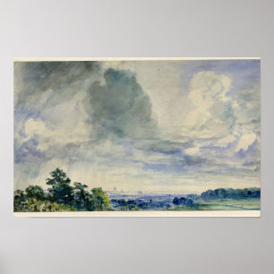 Poster Londres de Hampstead Heath (John Constable)
