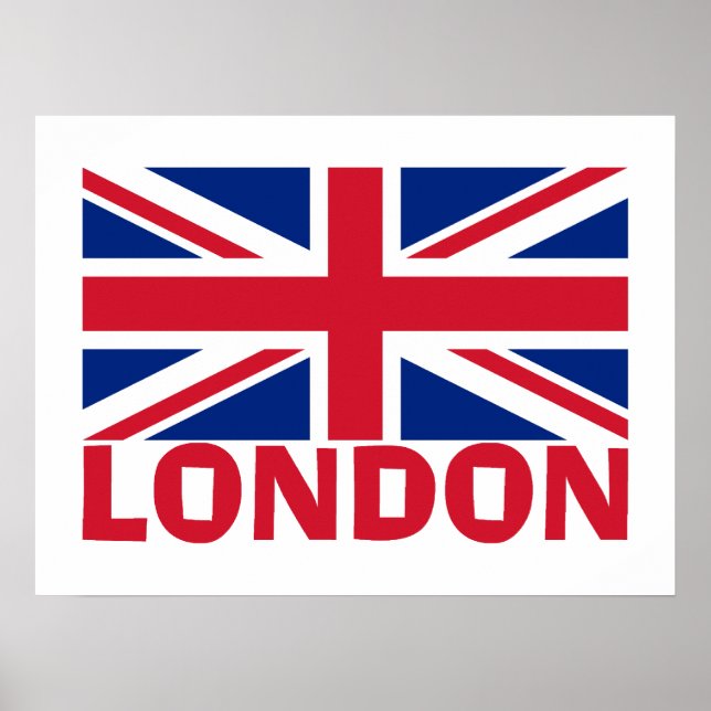 Poster Londres en rouge (Devant)