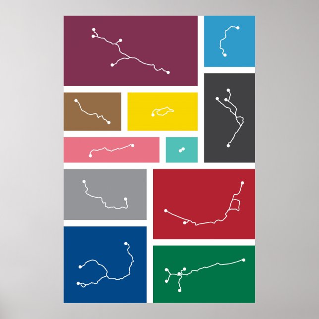 Poster Londres - Palettes de transit (Devant)