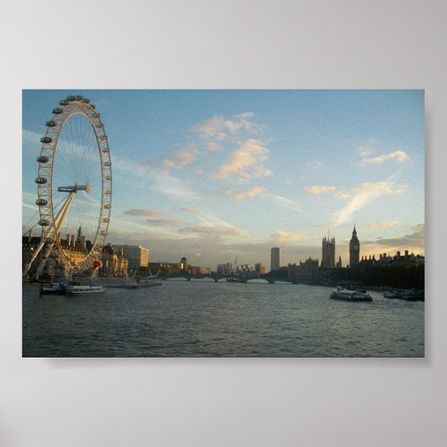 Poster Londres Skyline (Devant)