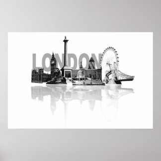 Poster Londres Skyline