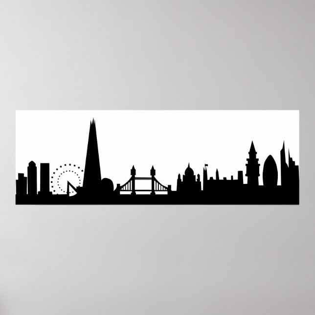 Poster londres skyline deco (Devant)