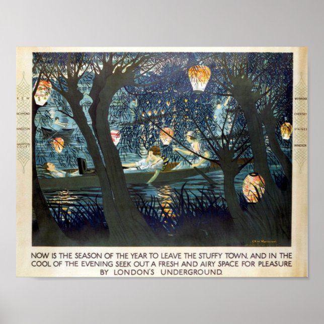 Poster Londres Underground 1908-1933 (Devant)