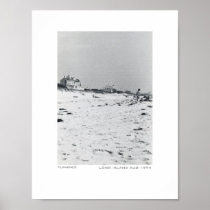 Poster Long Island beach - 1974