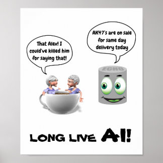 Poster Long Live AI (Intelligence Artificielle)