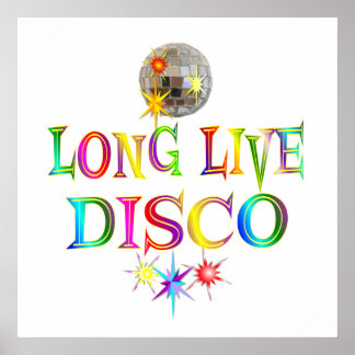 Poster Long Live Disco