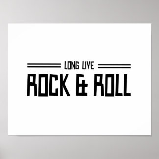 Poster Long Live Rock & Roll